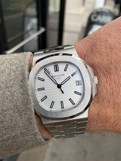 patek philippe white dial|patek philippe watch.